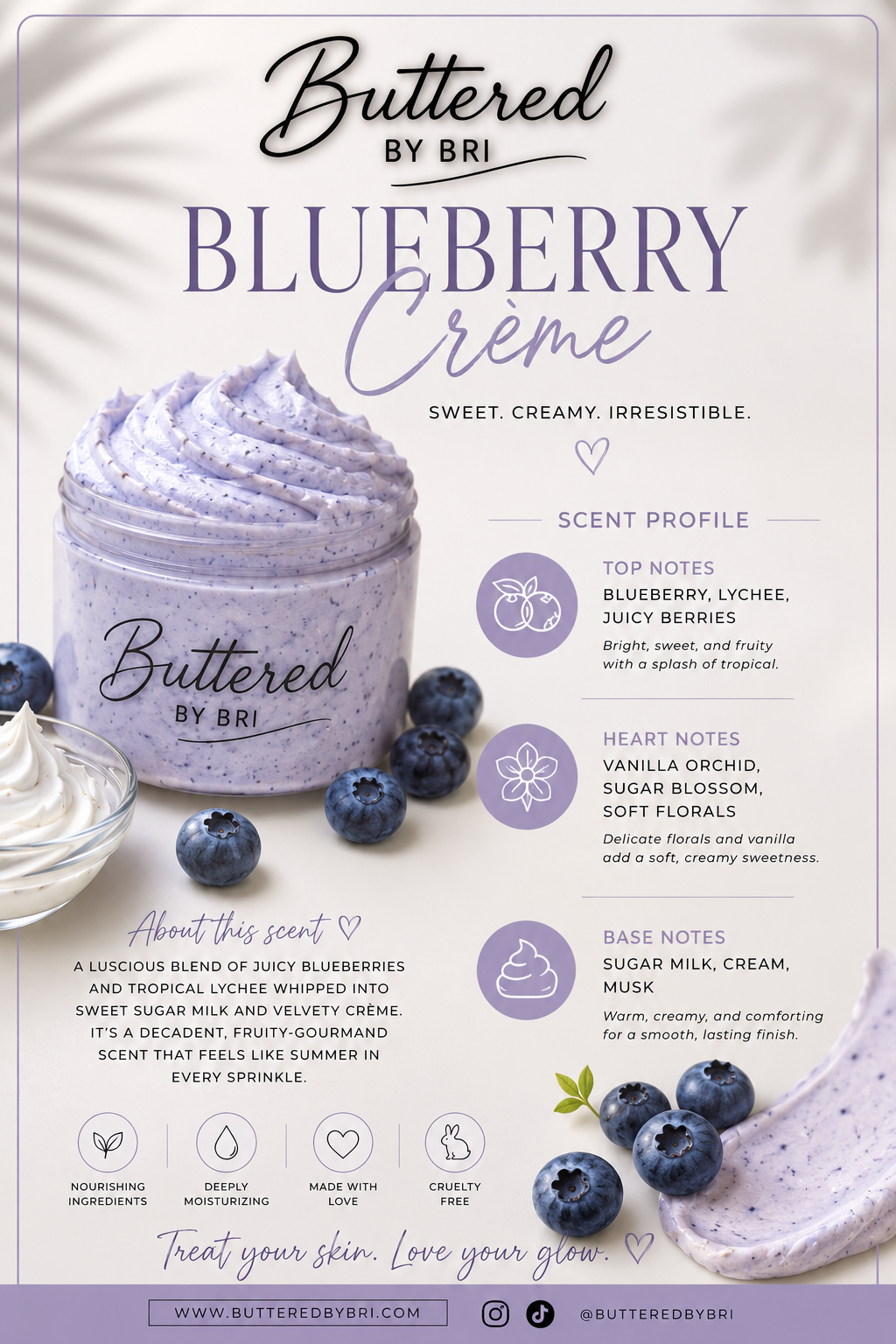 Blueberry Crème Body Scrub