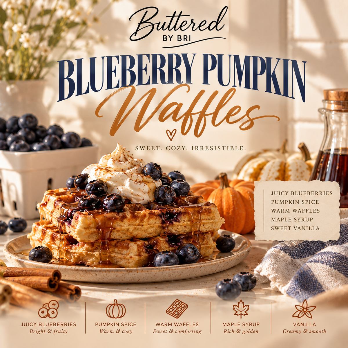 Blueberry Pumpkin Waffles Body Scrub