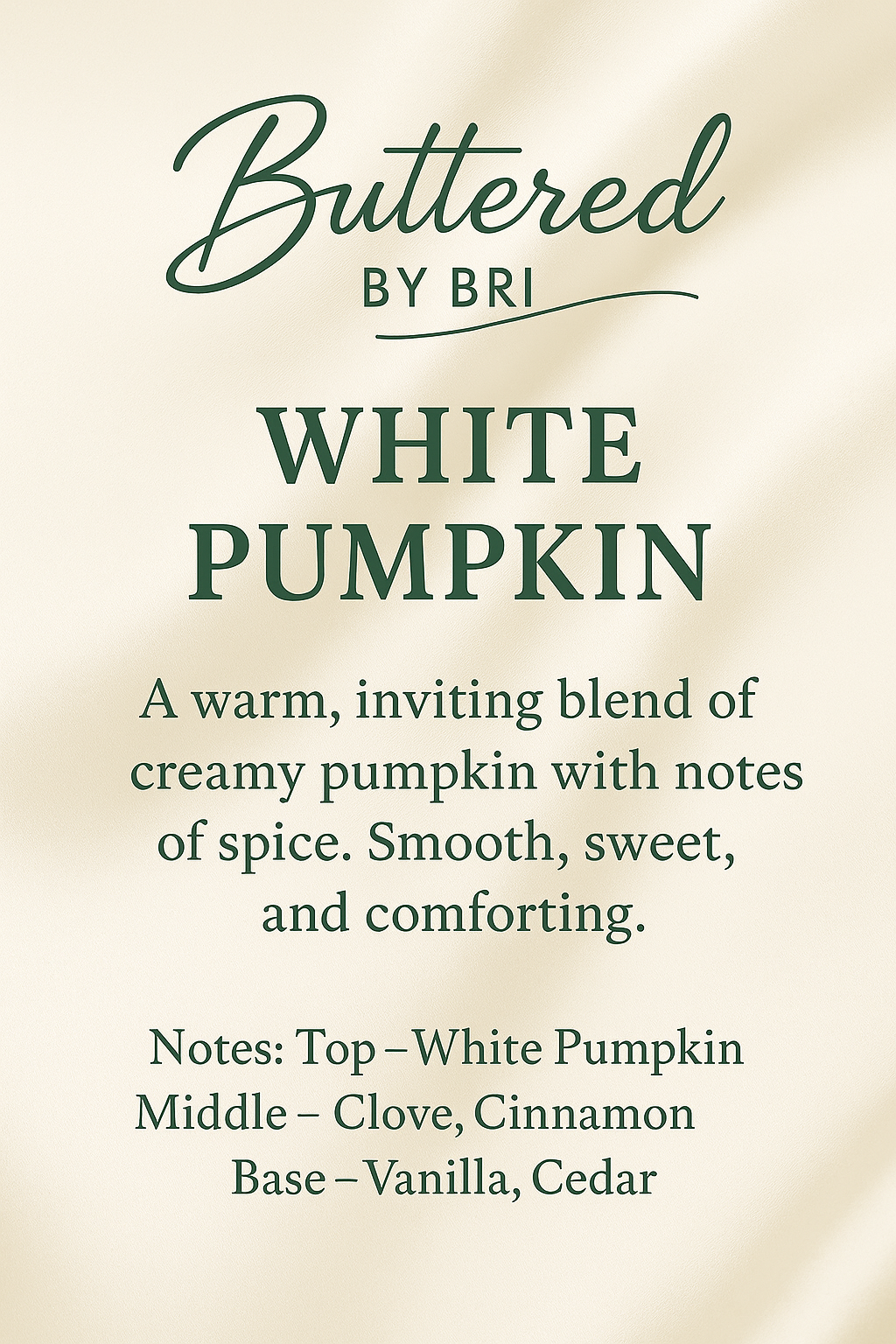 White Pumpkin Body Butter